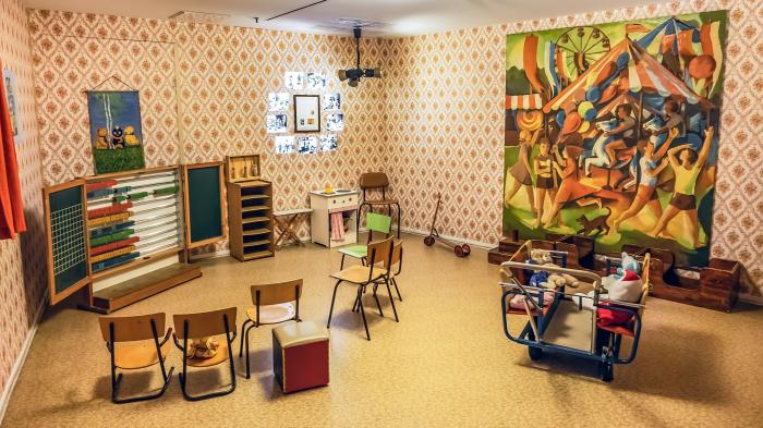 Interieur eines Kindergartens ohne Kinder