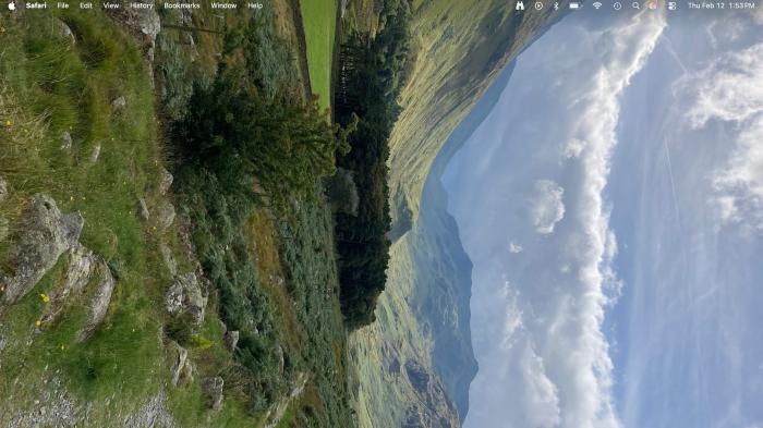 Incorrect wallpaper display in macOS 26.3