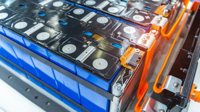 Bald veraltet: Lithium-NMC-Batterie für Elektrofahrzeuge zur Energiespeicherung von Elektrofahrzeugen.