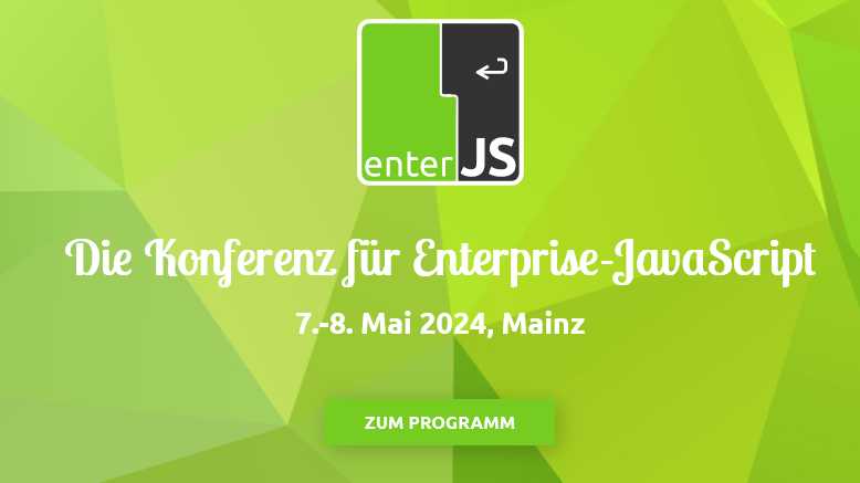 enterJS 2024, 7. und 8. Mai, Mainz