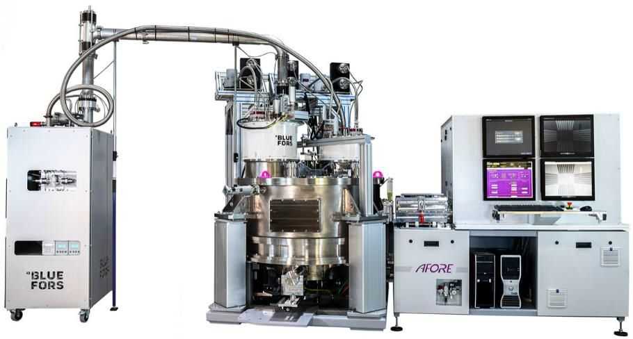 Qubit-Tests bei Tieftemperaturen: Der Cryo Prober ermöglicht in der 300-mm-Waferproduktion schnelle Tests und beschleunigt so die Qubit-Entwicklung.