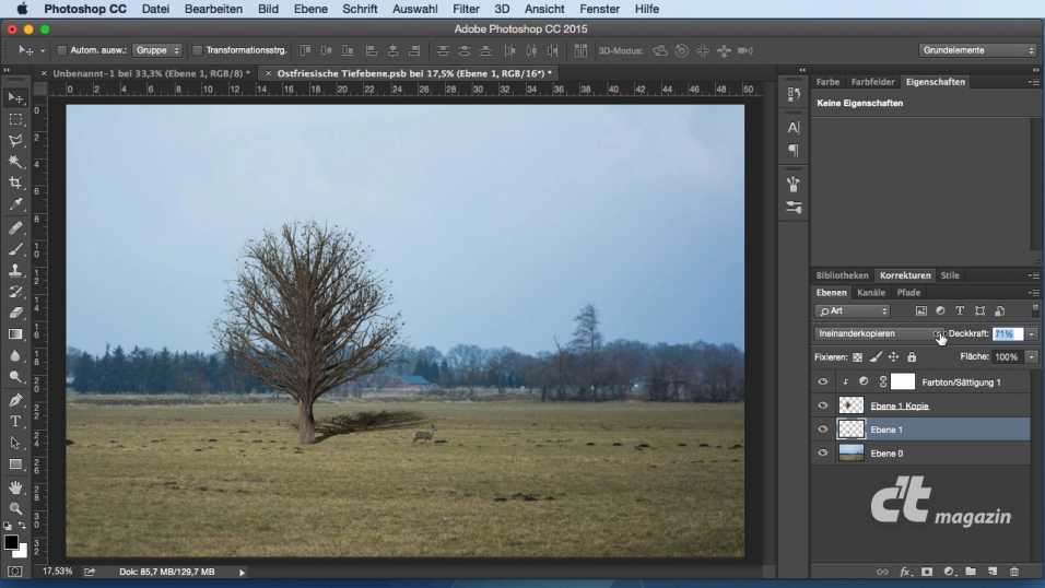 Tutorial Baume Und Flammen Mit Photoshop Cc C T Magazin