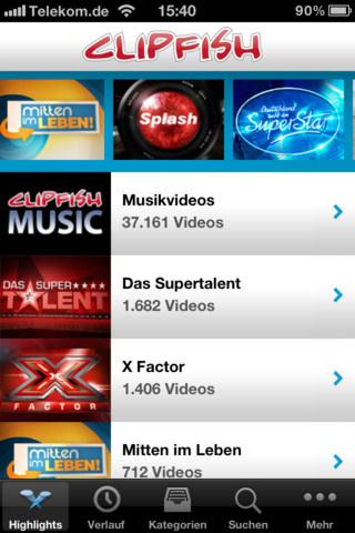 Clipfish App Fur Ios Und Android Heise Download