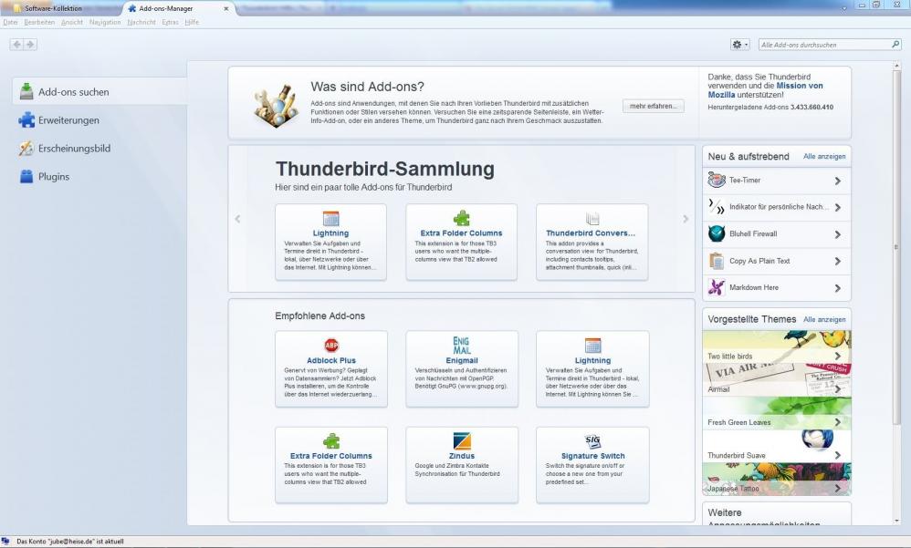 Mozilla Thunderbird Heise Download